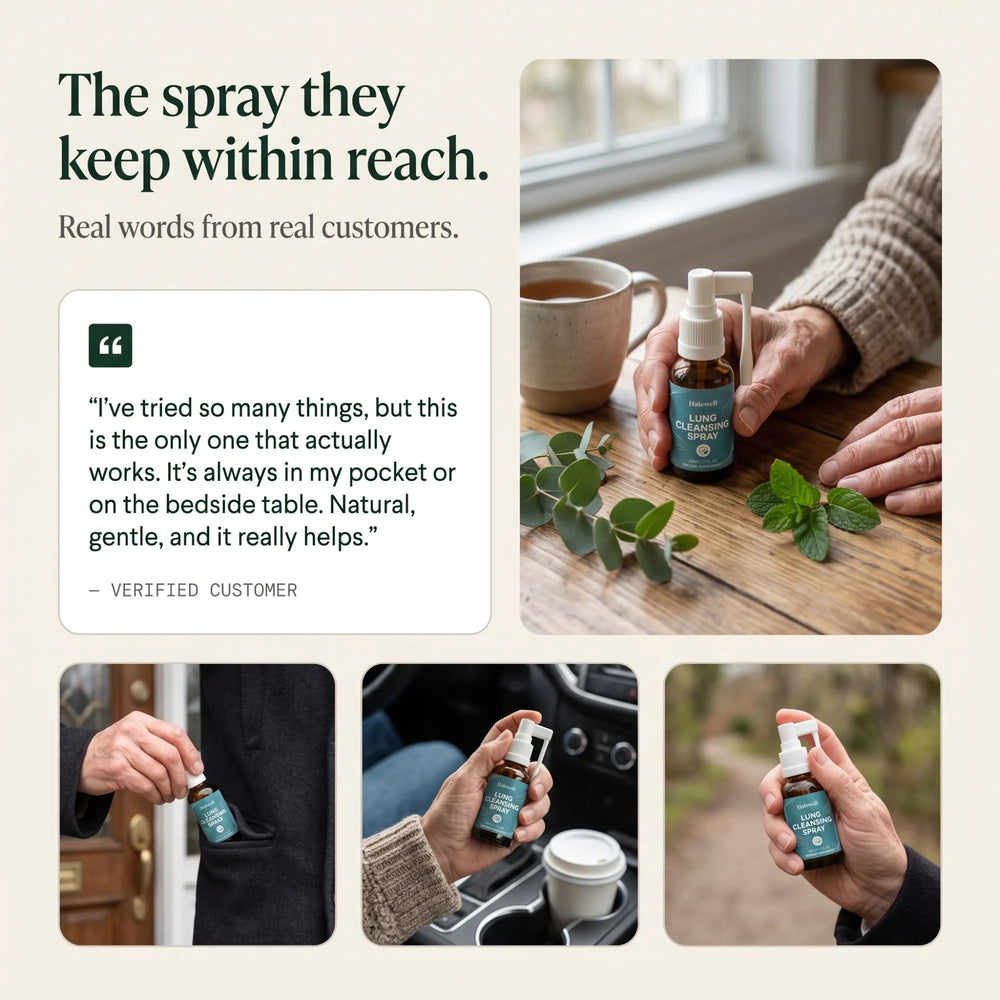 Two sprays. A cooler breath. A calmer throat.
